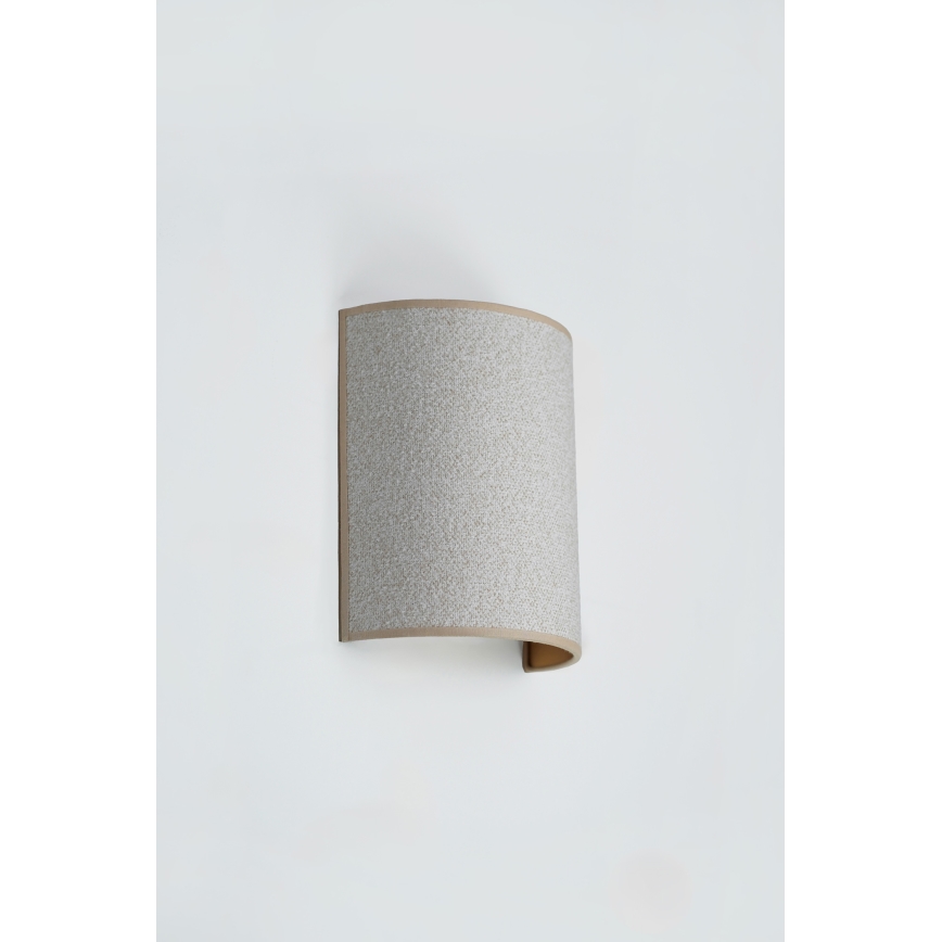 Brilagi - Wandlamp SEMI 1xE27/15W/230V diameter 20 cm lichtgrijs