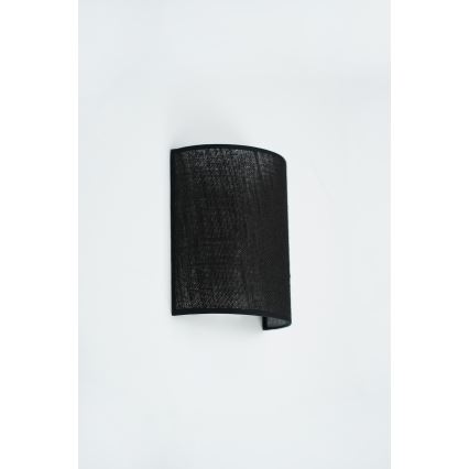 Brilagi - Wandlamp SEMI 1xE27/15W/230V diameter 20 cm zwart
