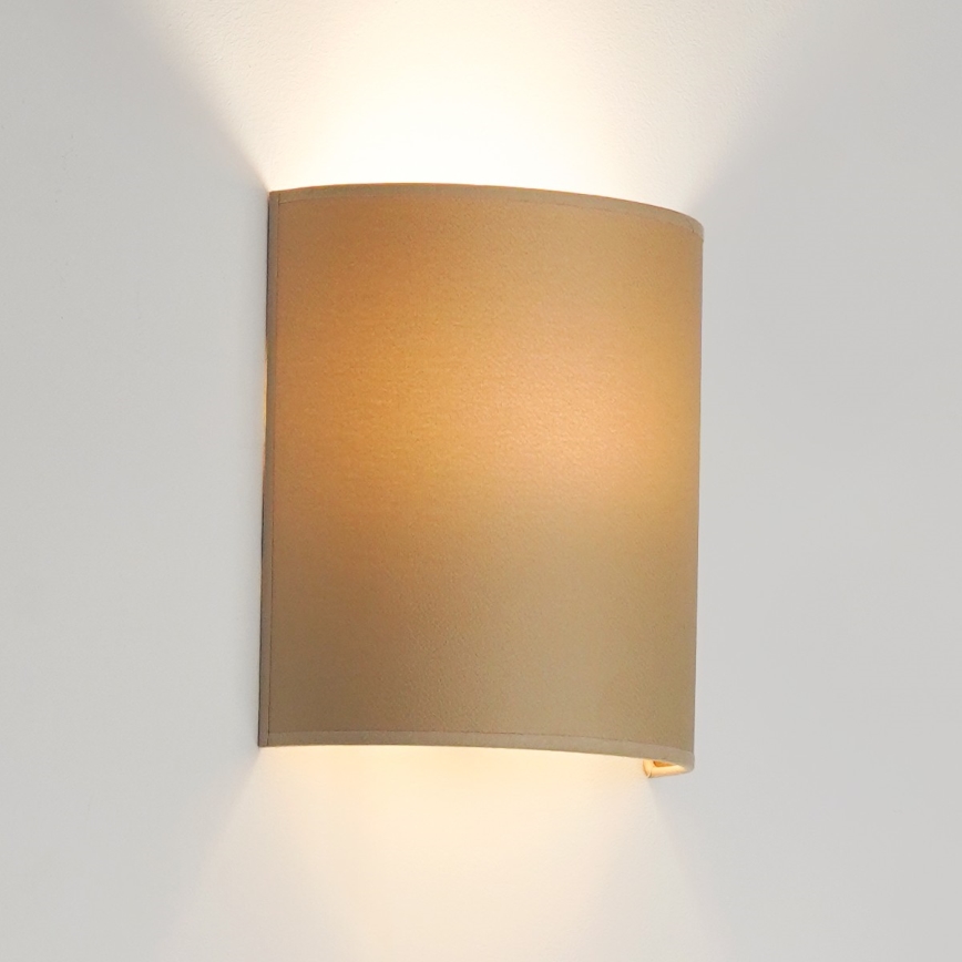 Brilagi - Wandlamp SEMI CIRCLE 1xE27/15W/230V beige