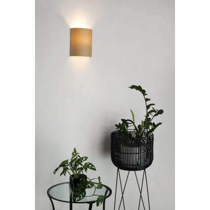 Brilagi - Wandlamp SEMI CIRCLE 1xE27/15W/230V beige