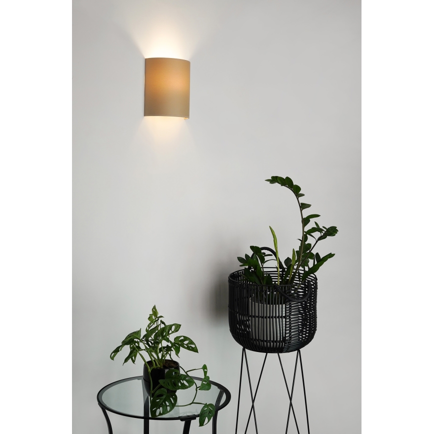 Brilagi - Wandlamp SEMI CIRCLE 1xE27/15W/230V beige