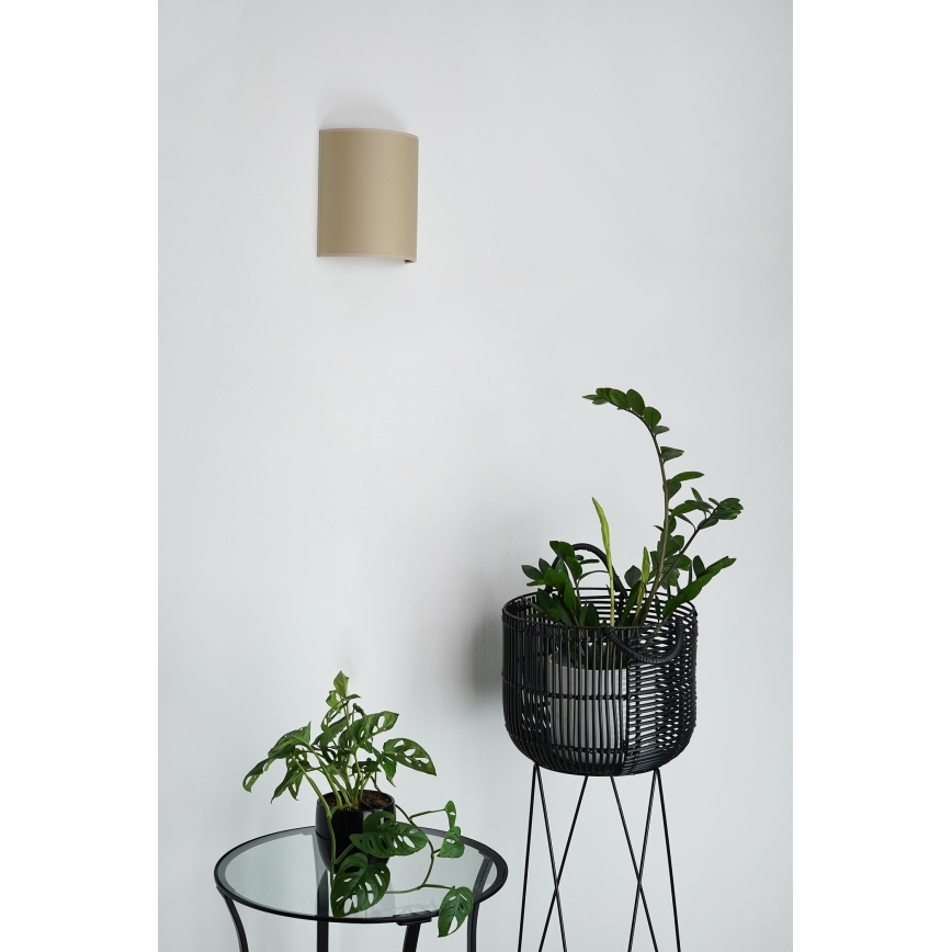 Brilagi - Wandlamp SEMI CIRCLE 1xE27/15W/230V beige