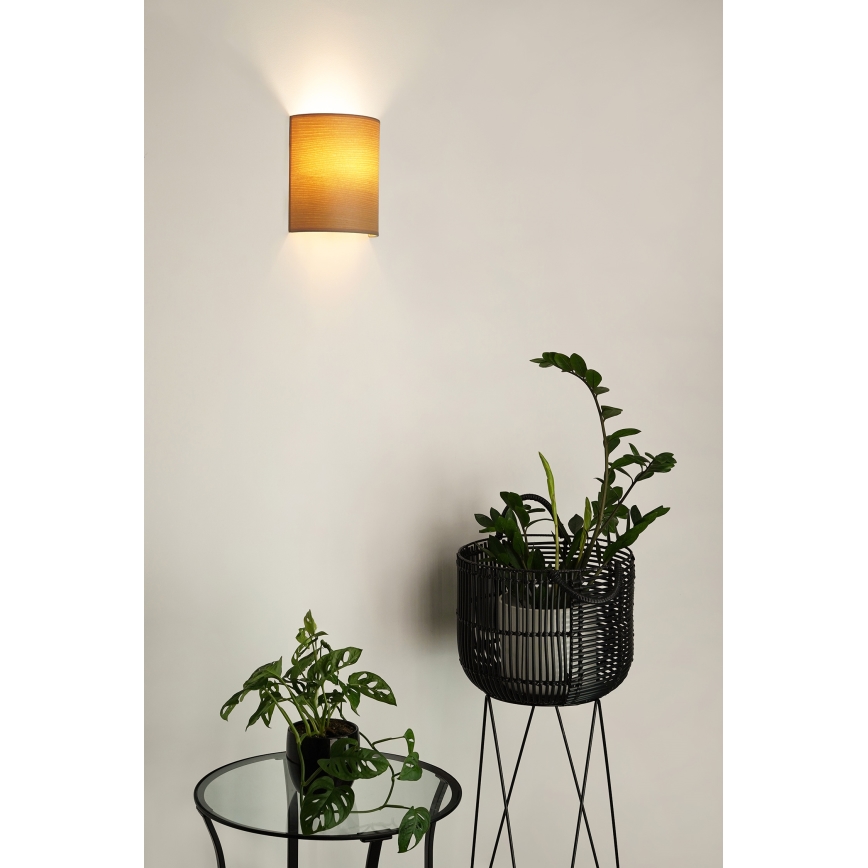 Brilagi - Wandlamp SEMI CIRCLE 1xE27/15W/230V beige