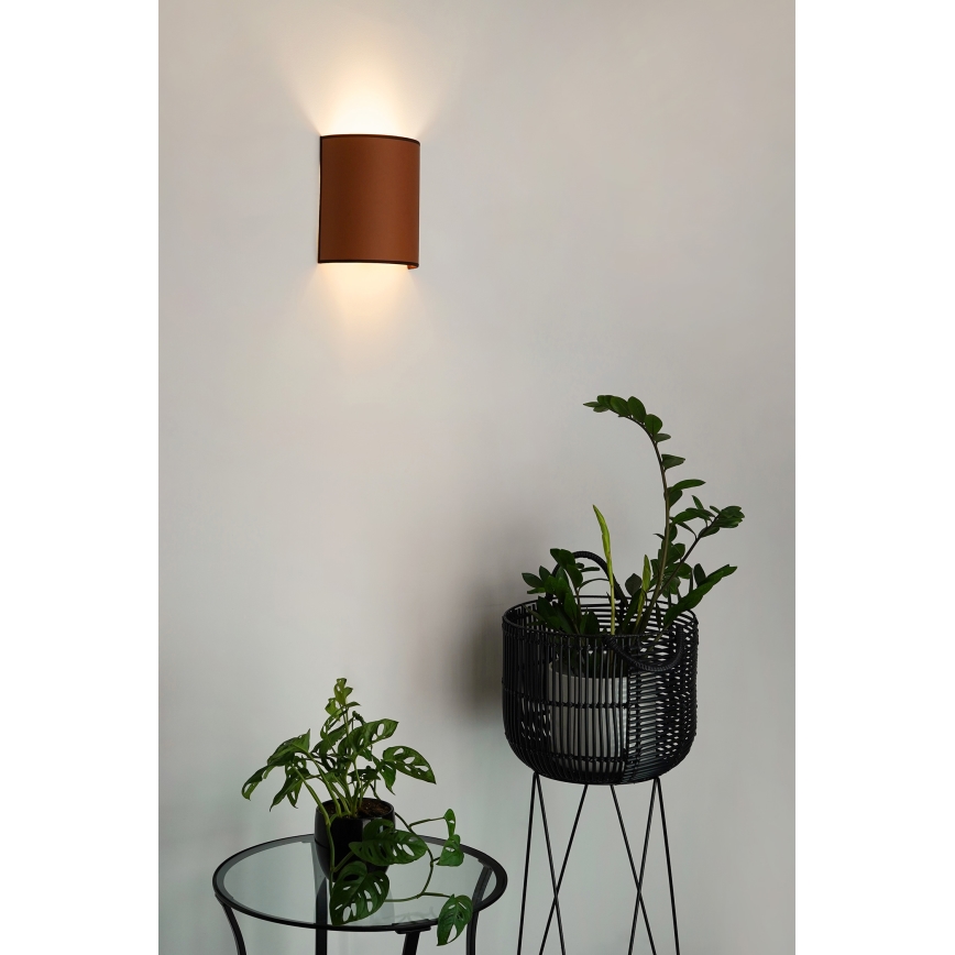 Brilagi - Wandlamp SEMI CIRCLE 1xE27/15W/230V bruin