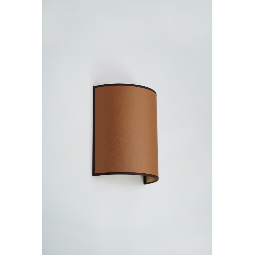 Brilagi - Wandlamp SEMI CIRCLE 1xE27/15W/230V bruin
