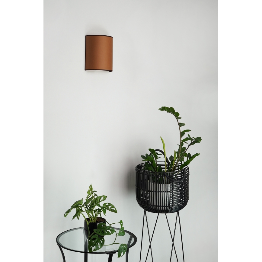 Brilagi - Wandlamp SEMI CIRCLE 1xE27/15W/230V bruin