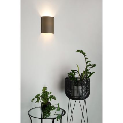 Brilagi - Wandlamp SEMI CIRCLE 1xE27/15W/230V bruin