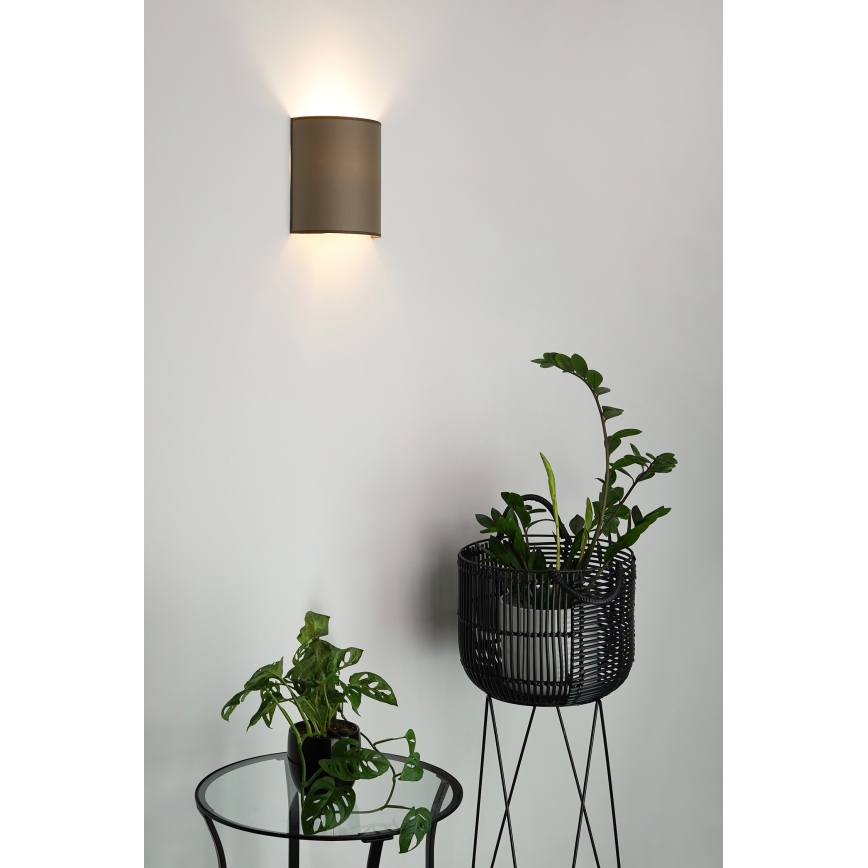 Brilagi - Wandlamp SEMI CIRCLE 1xE27/15W/230V bruin
