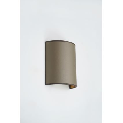 Brilagi - Wandlamp SEMI CIRCLE 1xE27/15W/230V bruin