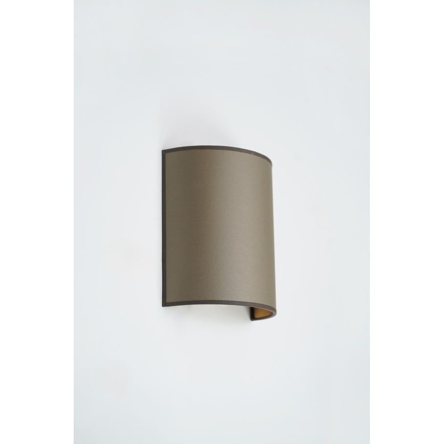 Brilagi - Wandlamp SEMI CIRCLE 1xE27/15W/230V bruin