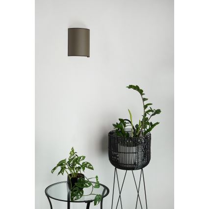 Brilagi - Wandlamp SEMI CIRCLE 1xE27/15W/230V bruin