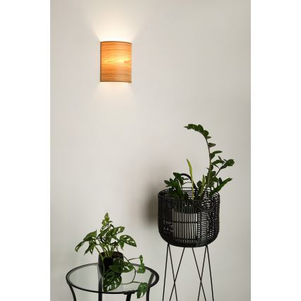 Brilagi - Wandlamp SEMI CIRCLE 1xE27/15W/230V bruin