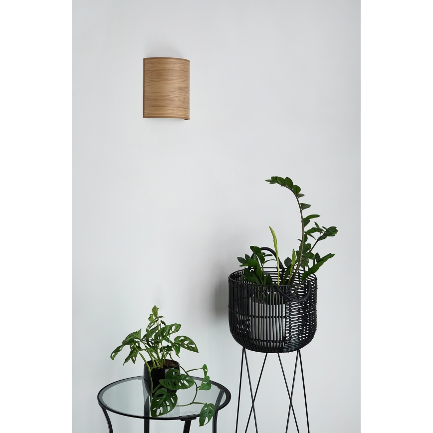 Brilagi - Wandlamp SEMI CIRCLE 1xE27/15W/230V bruin