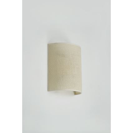 Brilagi - Wandlamp SEMI CIRCLE 1xE27/15W/230V crème