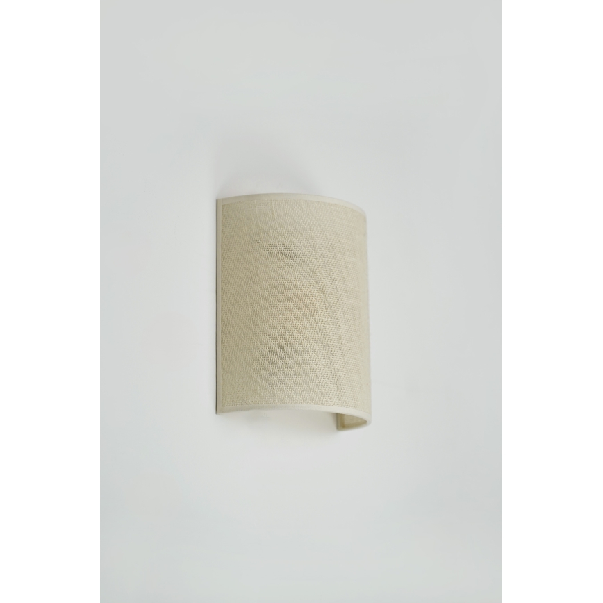 Brilagi - Wandlamp SEMI CIRCLE 1xE27/15W/230V crème