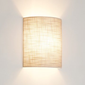 Brilagi - Wandlamp SEMI CIRCLE 1xE27/15W/230V donker
