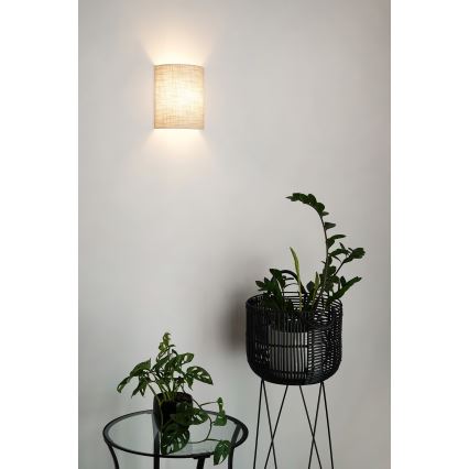 Brilagi - Wandlamp SEMI CIRCLE 1xE27/15W/230V donker