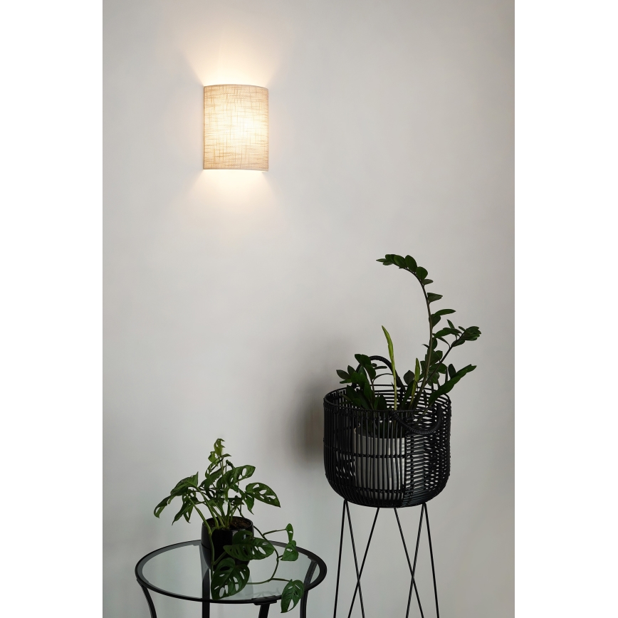 Brilagi - Wandlamp SEMI CIRCLE 1xE27/15W/230V donker