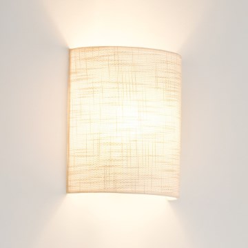 Brilagi - Wandlamp SEMI CIRCLE 1xE27/15W/230V grijs
