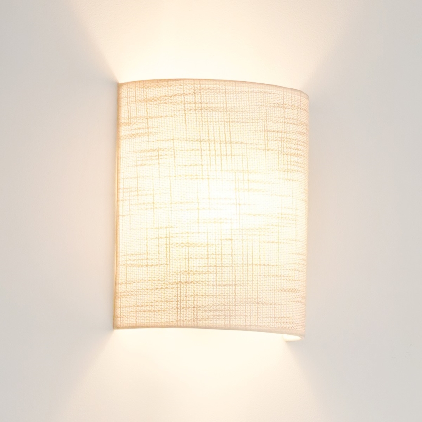 Brilagi - Wandlamp SEMI CIRCLE 1xE27/15W/230V grijs