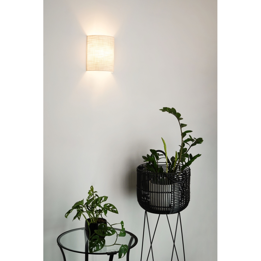 Brilagi - Wandlamp SEMI CIRCLE 1xE27/15W/230V grijs