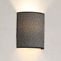 Brilagi - Wandlamp SEMI CIRCLE 1xE27/15W/230V grijs