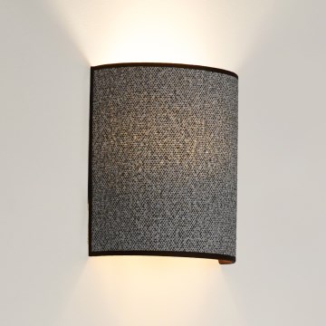 Brilagi - Wandlamp SEMI CIRCLE 1xE27/15W/230V grijs