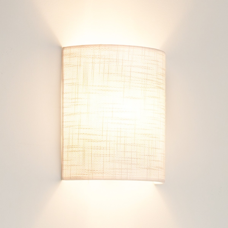 Brilagi - Wandlamp SEMI CIRCLE 1xE27/15W/230V lichtgrijs