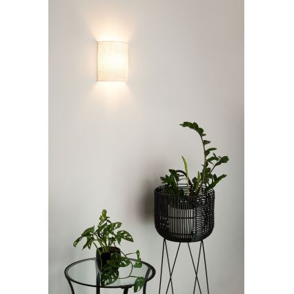 Brilagi - Wandlamp SEMI CIRCLE 1xE27/15W/230V lichtgrijs