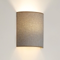 Brilagi - Wandlamp SEMI CIRCLE 1xE27/15W/230V lichtgrijs