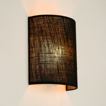 Brilagi - Wandlamp SEMI CIRCLE 1xE27/15W/230V zwart