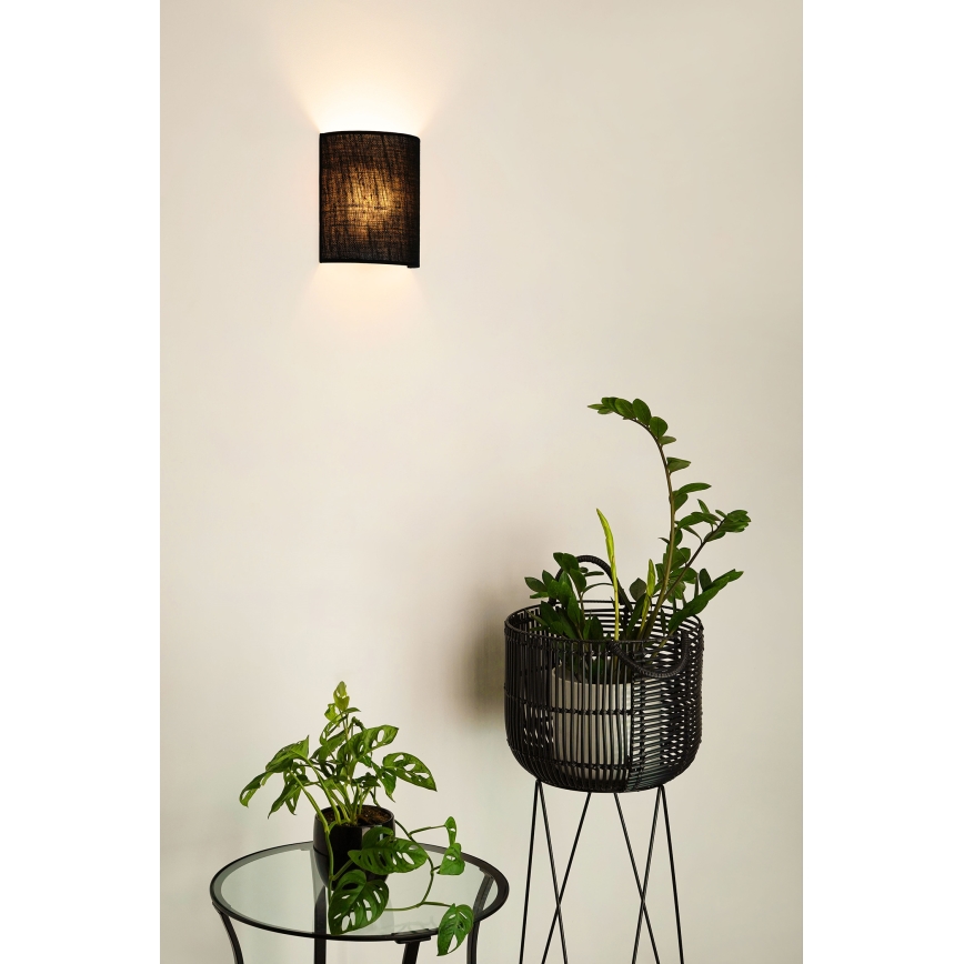 Brilagi - Wandlamp SEMI CIRCLE 1xE27/15W/230V zwart