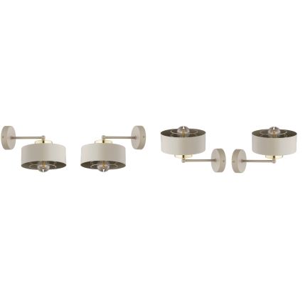 Brilagi - Wandlamp SPRING 1xE27/60W/230V beige/goud