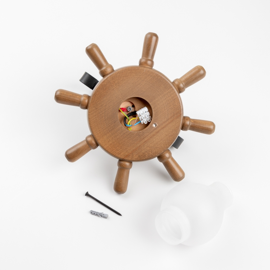 Brilagi - Wandlamp TIMONA 1xE14/40W/230V beuken/walnoot