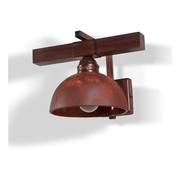 BRILAGI - Wandlamp VIRIONI 1xE27/60W/230V koper/patina