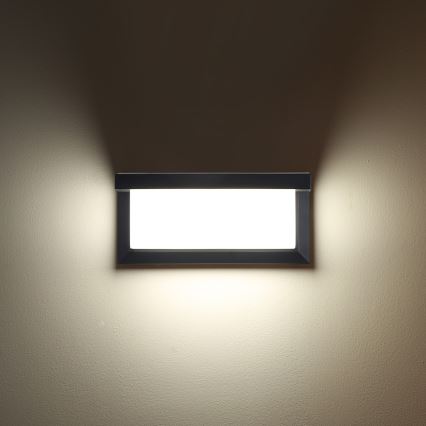 Brilagi - Wandlamp voor buiten BRICKY 1xE27/60W/230V antraciet IP54