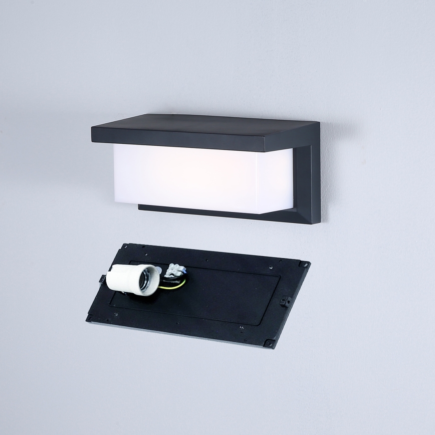 Brilagi - Wandlamp voor buiten BRICKY 1xE27/60W/230V antraciet IP54
