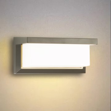 Brilagi - Wandlamp voor buiten BRICKY 1xE27/60W/230V grijs IP54
