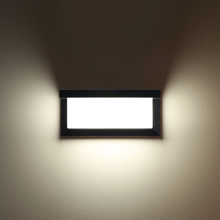 Brilagi - Wandlamp voor buiten BRICKY 1xE27/60W/230V zwart IP54