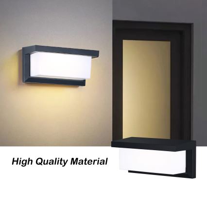 Brilagi - Wandlamp voor buiten BRICKY 1xE27/60W/230V zwart IP54