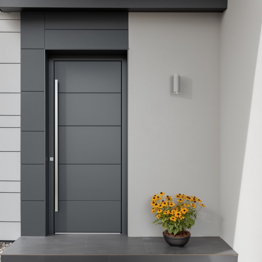 Brilagi - Wandlamp voor buiten MATERA 2xGU10/30W/230V grijs IP54