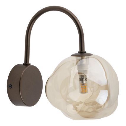 Brilagi - Wandlamp VULCANO 1xG9/8W/230V bruin/rookbeige