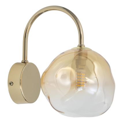 Brilagi - Wandlamp VULCANO 1xG9/8W/230V goud/rookbeige