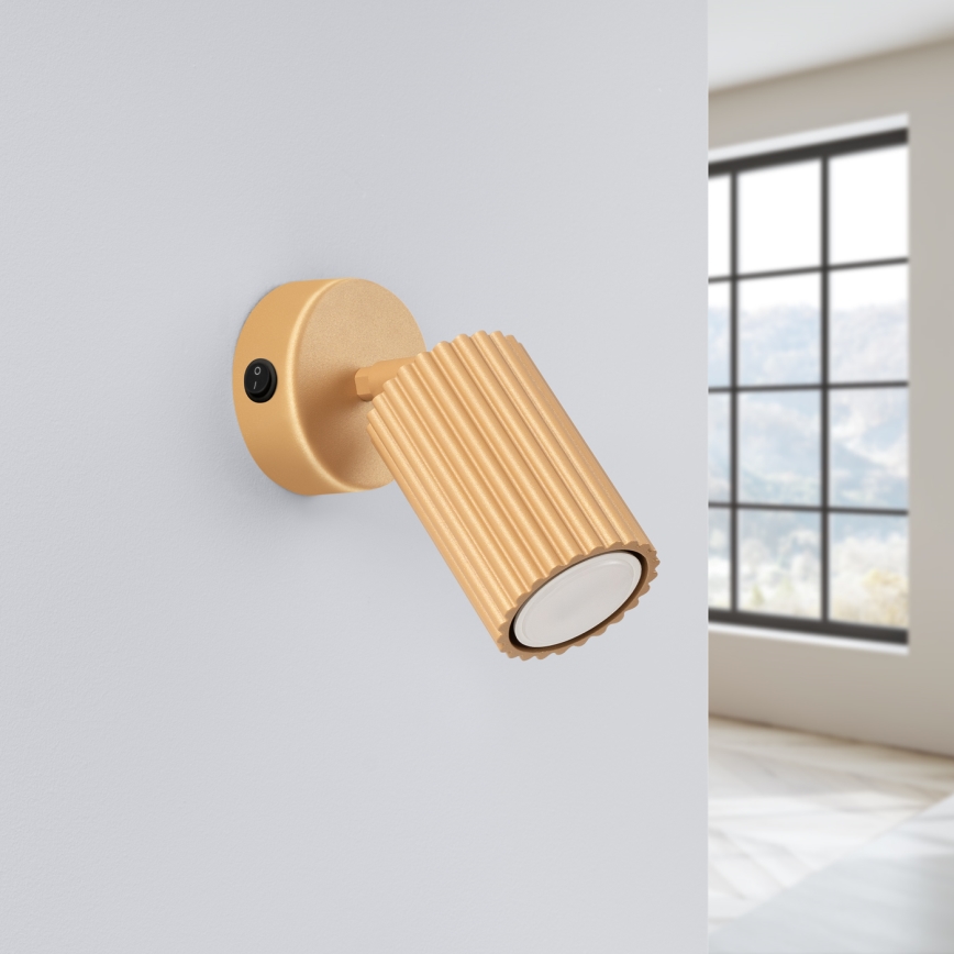 Brilagi - Wandspot CRESTO 1xGU10/10W/230V goud