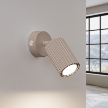 Brilagi - Wandspot CRESTO 1xGU10/10W/230V taupe
