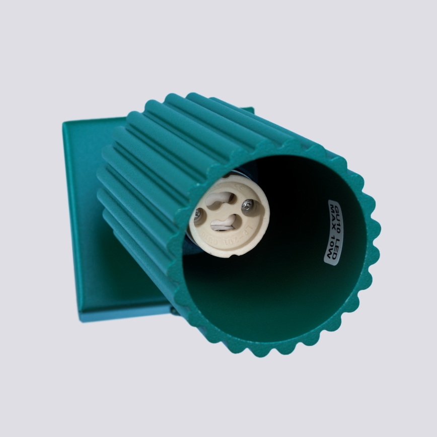 Brilagi - Wandspot CRESTO 1xGU10/10W/230V turkoois