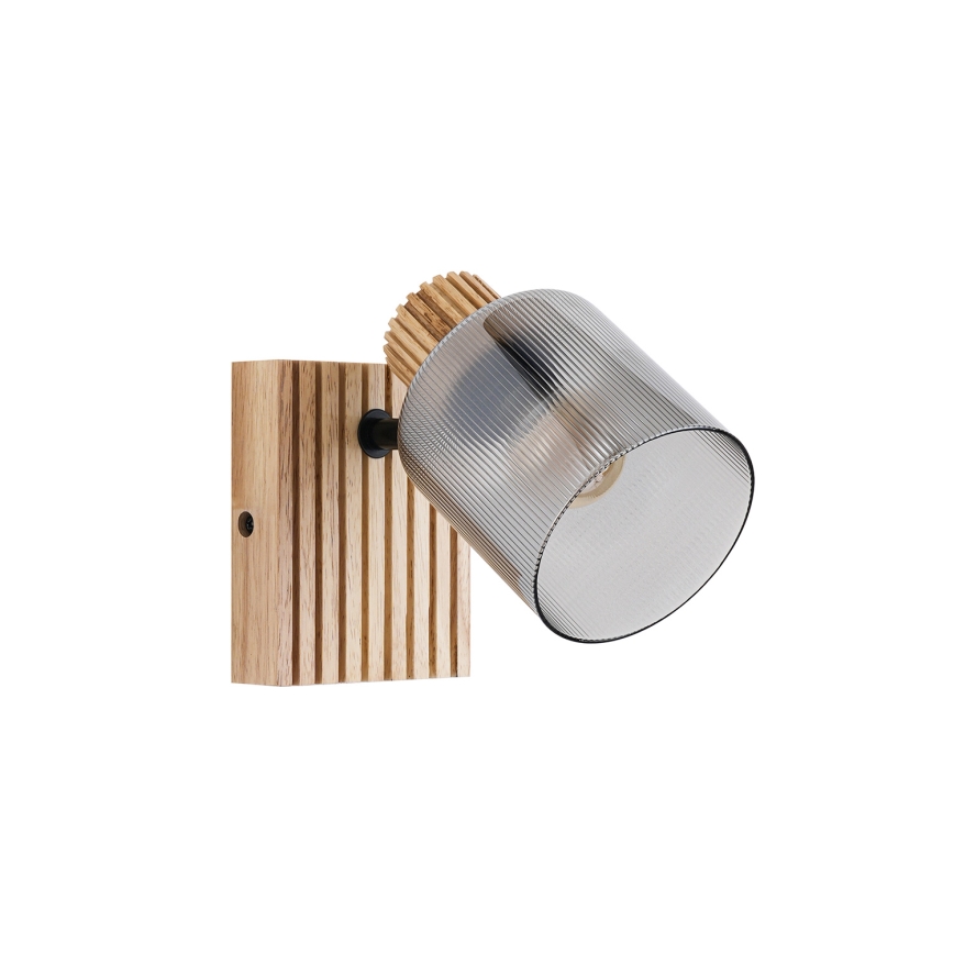 Brilagi - Wandspot HYGGE 1xE14/15W/230V hout/rookkleurig