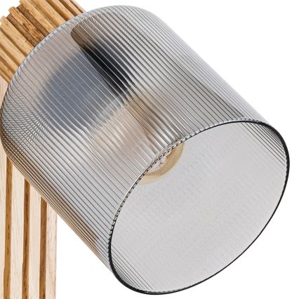 Brilagi - Wandspot HYGGE 1xE14/15W/230V rubberhout/rookkleurig