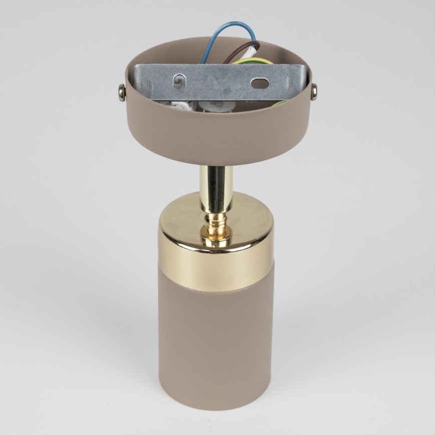 Brilagi - Wandspot POKER 1xGU10/25W/230V beige/goud