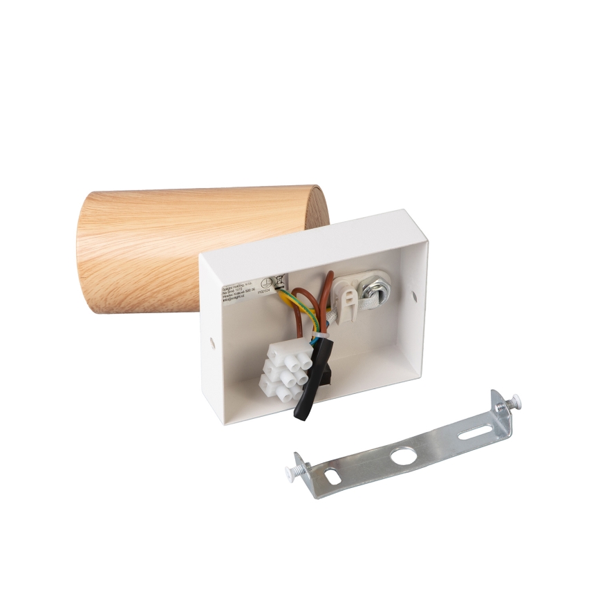 Brilagi - Wandspot SELE 1xGU10/30W/230V wit/eiken decor